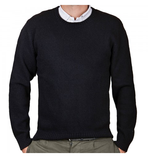 SHETLAND CREW NECK SWEATER